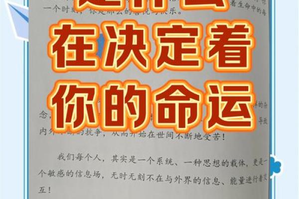 命运特征与人生轨迹