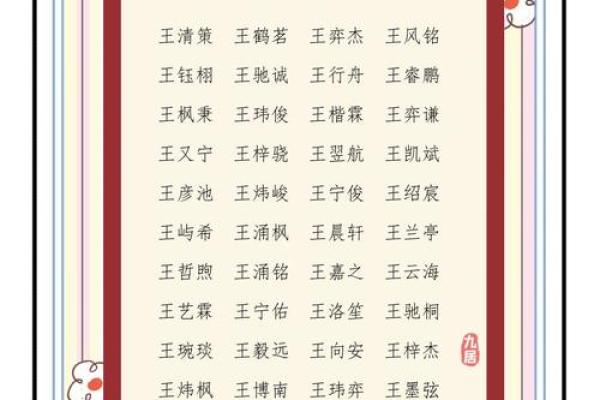 王字男孩名字的独特寓意与选取技巧