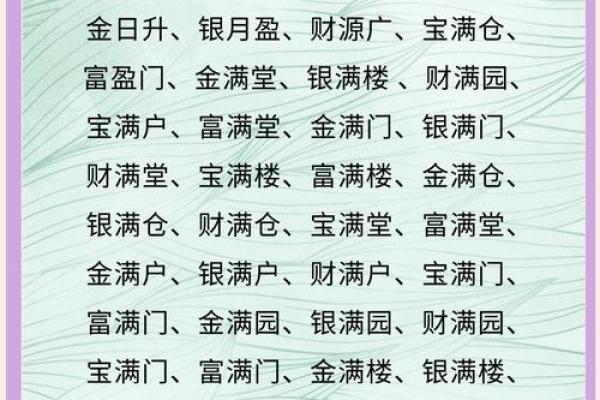 金水相生，寓意丰盛的公司命名方案