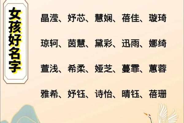 如何为肖女孩起一个既独特又有寓意的名字