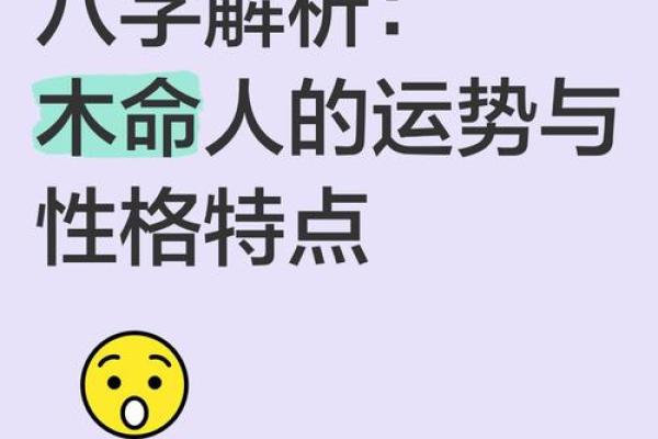 木命的人性格特征与命运解析