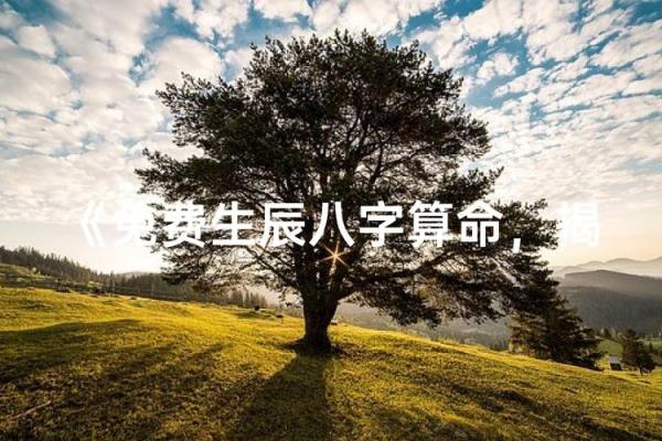 八字揭秘：万年历生辰八字算命，精准解析命运之谜
